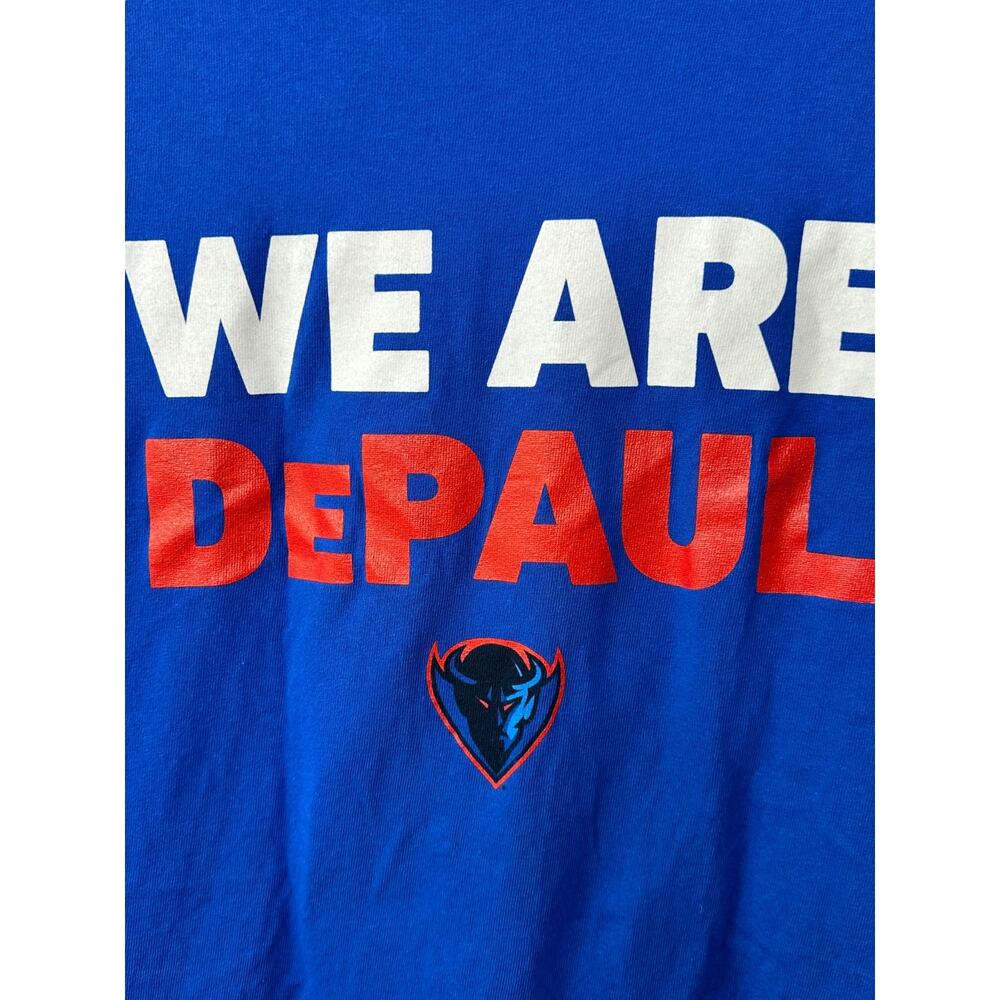 DePaul University Blue Demons WE ARE DEPAUL T-Shirt Men's Size Large - Picture 2 of 4